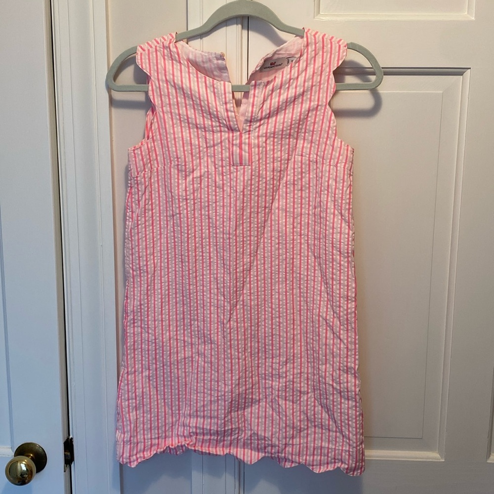 Vineyard vines girls dress hot pink size 12